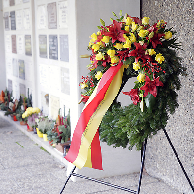 Gedenkfeier der IBV am Waldfriedhof in Böblingen - Bilder von Berit Erlbacher